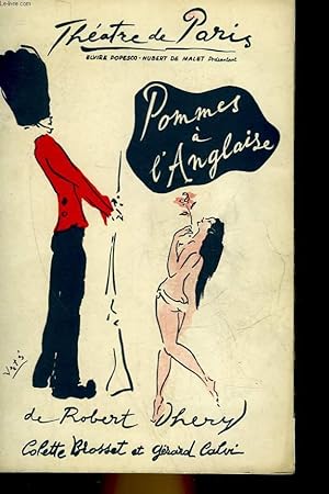 1 PROGRAMME - THEATRE DE PARIS - POMMES A L'ANGLAISE