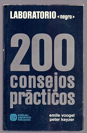 Seller image for LABORATORIO NEGRO - 200 CONSEJOS PRACTICOS for sale by Libreria 7 Soles