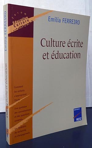 CULTURE ECRITE ET EDUCATION