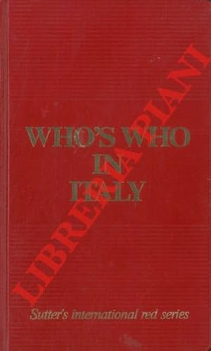 Who's who in Italy. 1995. Personal profiles: A-K, L-Z. Companies and institutions"