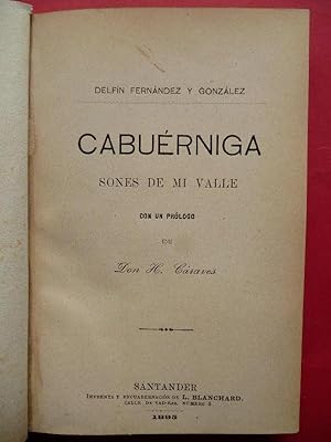 Imagen del vendedor de Caburniga. Sones de Mi Valle. Con un prlogo de don. H. Caraves. a la venta por Carmichael Alonso Libros