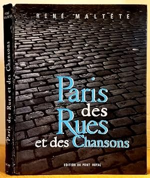 Image du vendeur pour PARIS DES RUES ET DES CHANSONS mis en vente par MARIE BOTTINI, BOOKSELLER