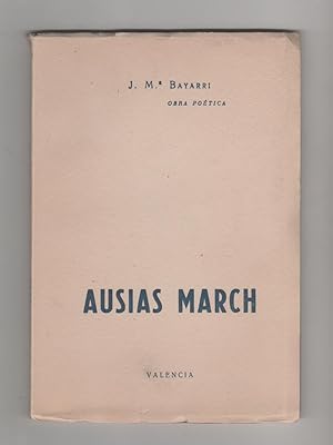 Seller image for Ausias March for sale by Librera El Crabo