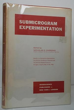 Imagen del vendedor de Submicrogram Experimentation a la venta por Stephen Peterson, Bookseller