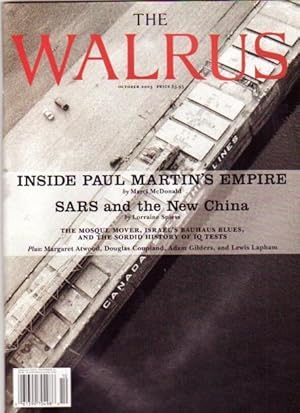 Immagine del venditore per The Walrus - October 2003 --1st Issue venduto da Nessa Books