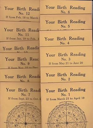 Your Birth Reading [Complete Set of Booklets No. 1-12]