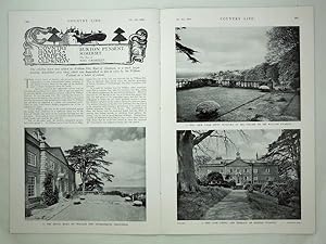 Original Issue of Country Life Magazine Dated Oct 6th 1934, with a Main Feature on Burton Pynsent...
