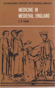 Imagen del vendedor de Medicine in Medieval England a la venta por Sutton Books