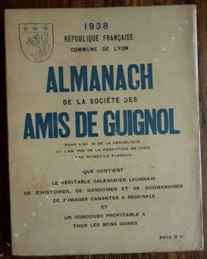 Seller image for Almanach de la socit des amis de Guignol 1938. for sale by ARTLINK