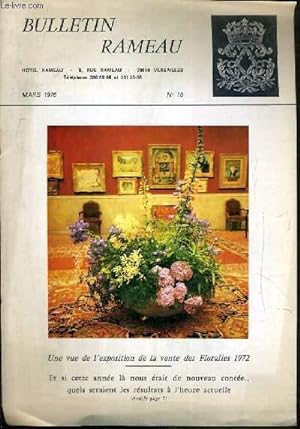 Bild des Verkufers fr CATALOGUE - BULLETIN RAMEAU - N18 - MARS 1976 - TABLEAUX MODERNES ET ANCIENS - ART NOUVEAU. zum Verkauf von Le-Livre