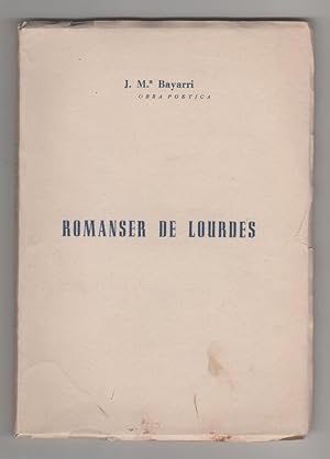 Seller image for Romanser de Lourdes for sale by Librera El Crabo
