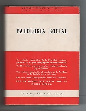 Imagen del vendedor de Patologa social a la venta por Librera El Crabo