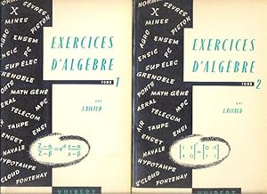Exercices d'algèbre ( 2 VOLUMES)