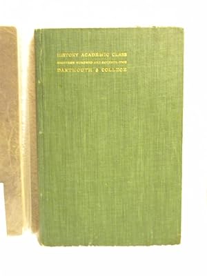 History of The Academic Class of Eighteen Hundred and seventy-Two - Dartmouth College. MCMIV (1904)