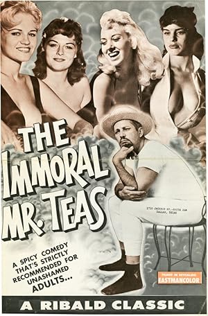 Bild des Verkufers fr The Immoral Mr. Teas (Two original pressbooks for the 1961 re-releases of the 1959 film) zum Verkauf von Royal Books, Inc., ABAA