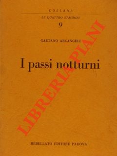 Seller image for I passi notturni. for sale by Libreria Piani