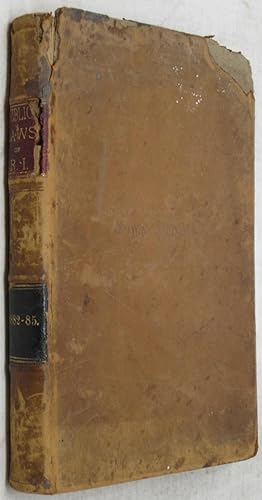 Bild des Verkufers fr Public Laws of the State of Rhode Island and Providence Plantations, (Jan, 1882- May, 1885 inclusive) General Assembly zum Verkauf von Powell's Bookstores Chicago, ABAA