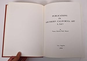 Bild des Verkufers fr Publications in Southern California Art 1,2 & 3 zum Verkauf von Mullen Books, ABAA
