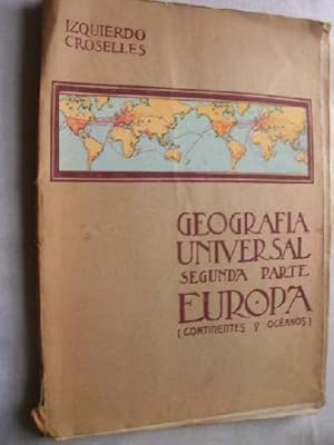 GEOGRAFÍA UNIVERSAL. SEGUNDA PARTE, EUROPA