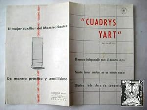 Folleto Publicidad - Advertising Brochure : CUADRYS YART. Aparato para el Maestro Sastre.