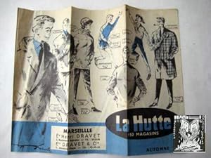 Catálogo Publicidad - Advertising Brochure : LA HUTTE. Automne 1959