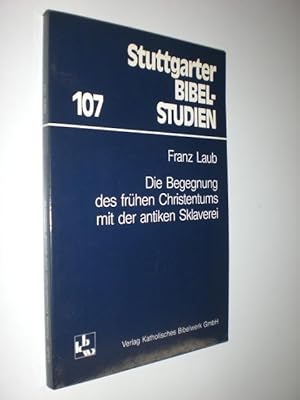 Die Begegnung des frühen Christentums mit der antiken Sklaverei.