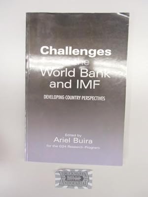 Bild des Verkufers fr Challenges to the World Bank and IMF - Developing Country Perspectives. Anthem Frontiers of Global Political Economy. zum Verkauf von Druckwaren Antiquariat