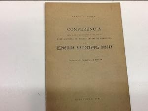 Bild des Verkufers fr CONFERENCIA LEIDA EL DIA 21 DE NOVIEMBRE DE 1942 ANTE LA REAL ACADEMIA DE BUENAS LETRAS DE BARCELONA RAMON D PERES zum Verkauf von LIBRERIA ANTICUARIA SANZ