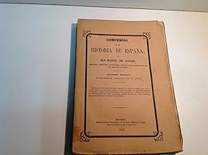 Imagen del vendedor de COMPENDIO DE LA HISTORIA DE ESPAA IBO ALFARO MANUEL 1863 a la venta por LIBRERIA ANTICUARIA SANZ