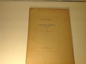 Imagen del vendedor de NOTA BIBLIOGRAFICA SOBRE LAS OBRAS COMPLETAS DE D MARCELINO MENENDEZ Y PELAYO GONZALEZ DE AMEZUA Y MAYO AGUSTIN 1918 a la venta por LIBRERIA ANTICUARIA SANZ