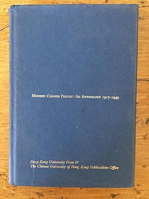 Seller image for MODERN CHINESE POETRY: AN ANTHOLOGY 1917-1949. Volume 2 for sale by Arthur Probsthain