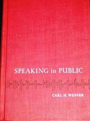 Seller image for Speaking in Public for sale by Lotzabooks