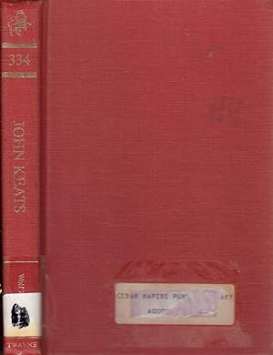 Seller image for John Keats (Twayne's English Authors Series) for sale by Jonathan Grobe Books