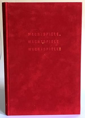 Bild des Verkufers fr Machtspiele. Macht, Spiele Machtspiele! 15. Forum Typographie, Potsdam 1988. Fachhochschule Potsdam FHP:-). zum Verkauf von Antiquariat Heinzelmnnchen