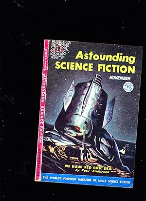 Seller image for Astounding Science Fiction magazine. November 1958. British Edition. Includes "We Have Fed Our Sea" by Poul Anderson for sale by SAVERY BOOKS