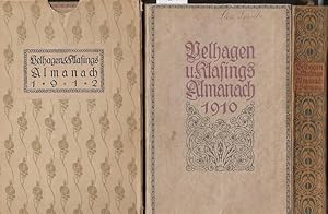 Bild des Verkufers fr Almanach Herausgegeben von der Radaktion von Velhagen und Klasings Monatsheften. Jahrgang 1910 / Jahrgang 1912 / Jahrgang 1915. Drei Bnde der Reihe. zum Verkauf von Antiquariat Carl Wegner