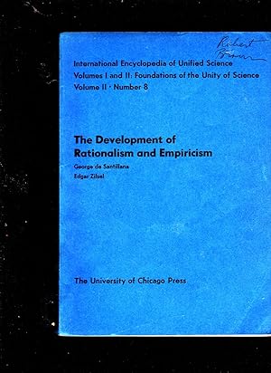 Seller image for The Development of Rationalism and Empiricism. International Encyclopedia of Unified Science - Foundations of the Unity of Science. Volume II. No. 8 for sale by SAVERY BOOKS