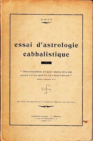 Essai d'astrologie cabbalistique