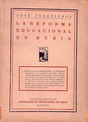 LA REFORMA EDUCACIONAL EN RUSIA