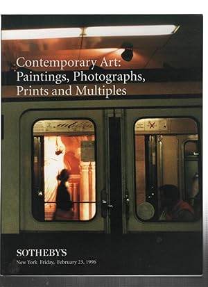 Contemporary Art: Paintings, Photographs, Prints and Multiples; Sale 6807 February 23 1996