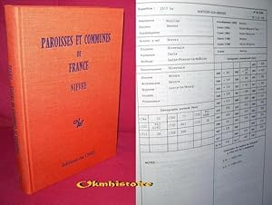 Imagen del vendedor de Paroisses et communes de France : Dictionnaire d'histoire administrative et dmographique ----------- NIEVRE a la venta por Okmhistoire