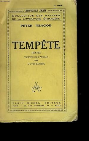 Seller image for TEMPETE. for sale by Le-Livre