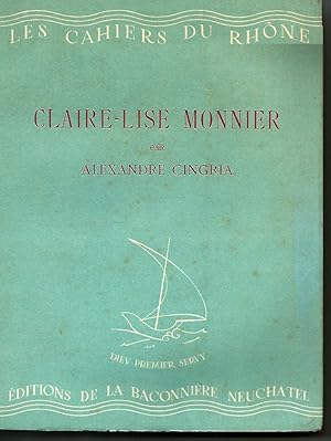 Immagine del venditore per Claire Lise Monnier venduto da Librairie l'Aspidistra