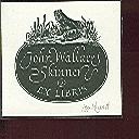 Imagen del vendedor de Ex Libris: John Wallace Skinner, Signed Bookplate. a la venta por Peter Keisogloff Rare Books, Inc.