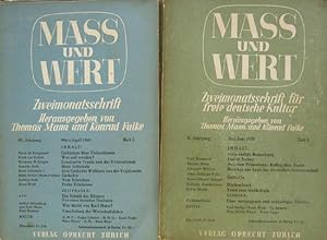 Zweimonatsschrift für freie deutsche Kultur. Herausgegeben von Thomas Mann und Konrad Falke. 17 H...