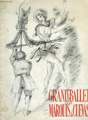 Seller image for 1 PROGRAMME - GRAND BALLET DU MARQUIS DE CUEVAS for sale by Le-Livre