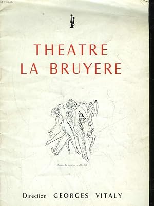 Image du vendeur pour 1 PROGRAMME - THEATRE LA BRUYERE - LE MAL COURT mis en vente par Le-Livre