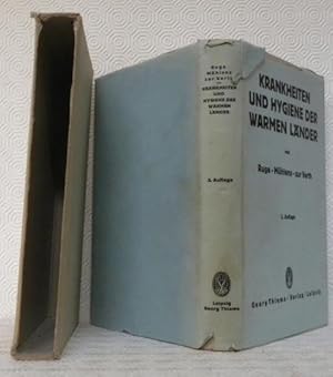 Bild des Verkufers fr Krankheiten und Hygiene der Warmen Lnder. Ein Lehrbuch fr die Praxis. 3., vollstndig umgearbeitete Auflage. Mit 6 farbigen und 1 schwarzen Tafel, 1 Kurventafel und 489 Abbildungen im Text. zum Verkauf von Bouquinerie du Varis