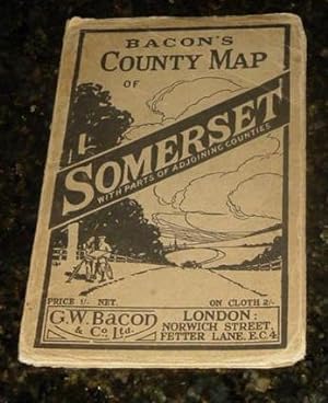 Bacon's County Map of Somerset With Parts of Adjoining Counties