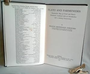 Plato and Parmenides. Parmenides' Way of Truth and Plato's Parmenides translated with an Introduc...